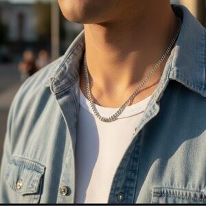 Elegant Stainless Steel Chain Necklace (H1)